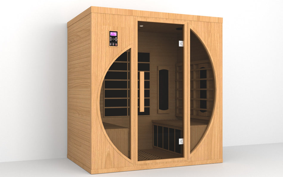 4 Person Far Infrared Red Cedar Sauna