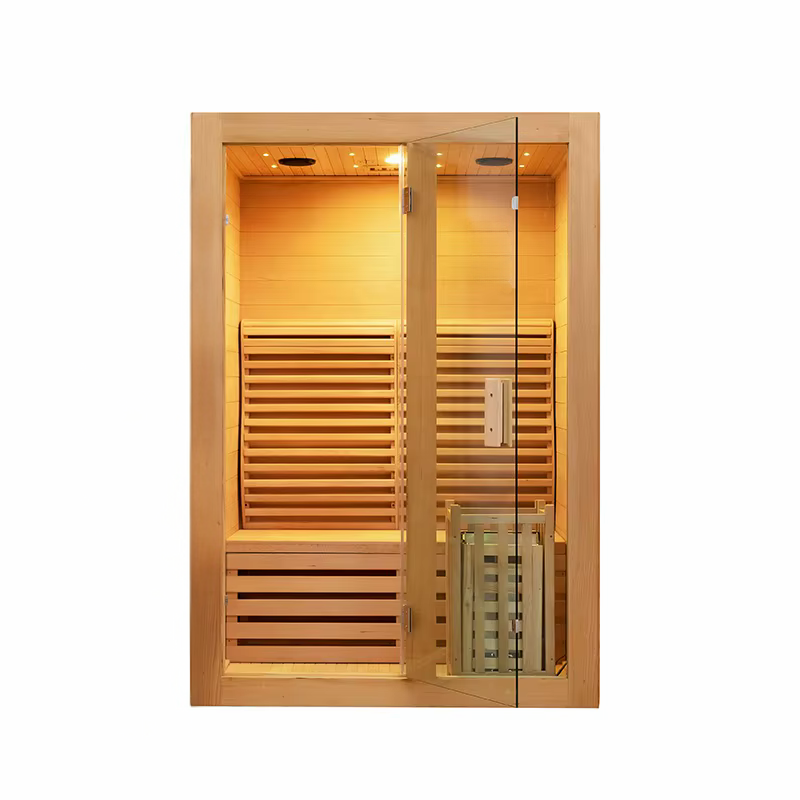 2 Person Traditional Indoor Red Cedar Sauna