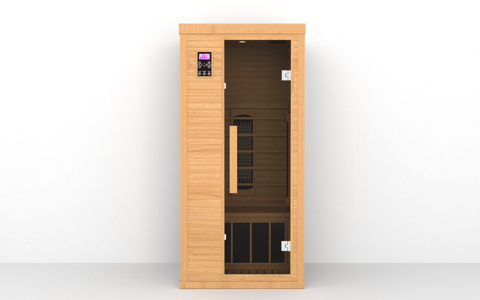 1 Person Far Infrared Red Cedar Sauna