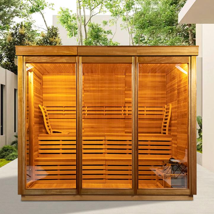 Serenity 8 Person Traditional Outdoor Sauna