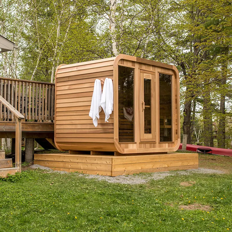 10 Person Traditional Outdoor Red Cedar Sauna